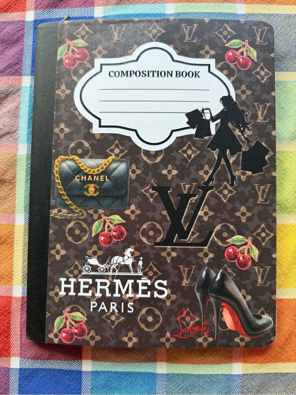 🤎📕🤎 GRAPHIC FASHION COMPOSITION NOTEBOOK 🤎📕🤎  NWOT 🤎📕🤎